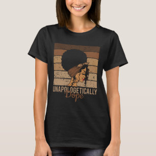 T-shirt Sans excuse Drogué - Histoire noire femme africain