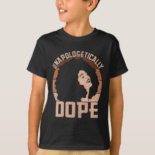 T-shirt Sans excuses Afro Lady Fierté noire Melani