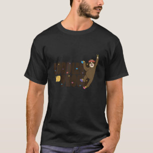 T-shirt Sans Fil Et Fier Paresseux Climber Cool Drôle Rétr