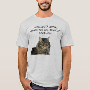 T-shirt Sans fourrure, vous êtes des humains qui sont des