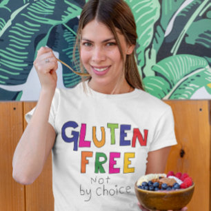 T-shirt Sans gluten, pas par choix coeliaque