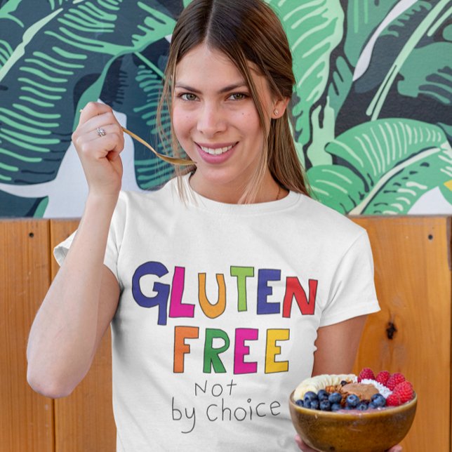 T-shirt Sans gluten, pas par choix coeliaque (Créateur téléchargé)