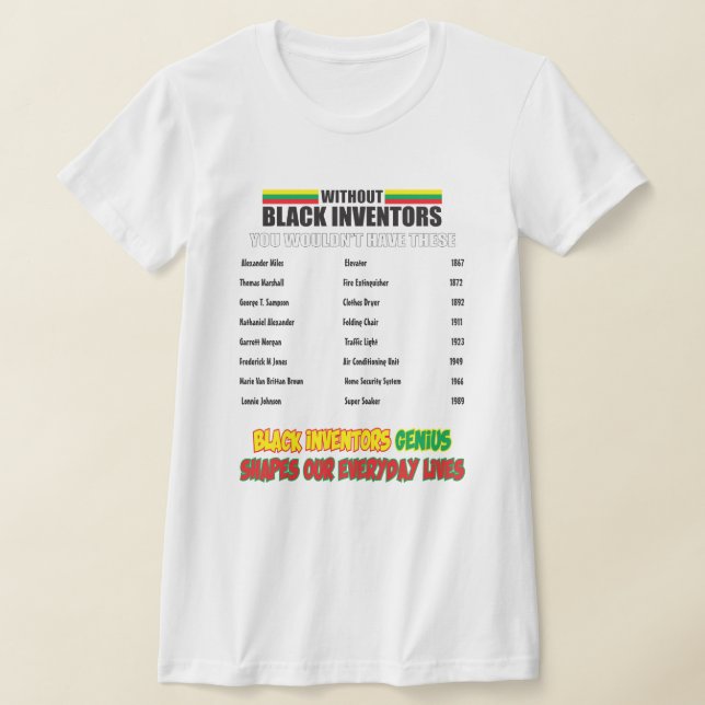 T-Shirt Sans Inventeurs Noirs (Poser)