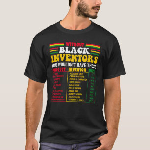 T-shirt Sans inventeurs noirs, vous n'auriez pas ces