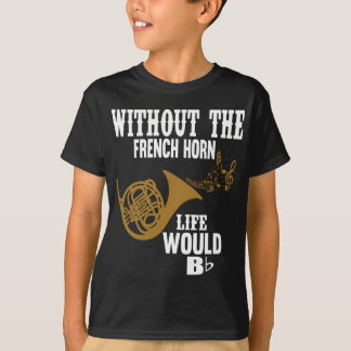 T-shirt Sans La Corne Française, La Vie Serait Plate