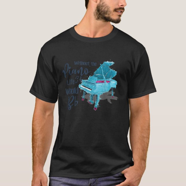 T-shirt Sans la vie PIANO BB T-Shirt_1 (Devant)