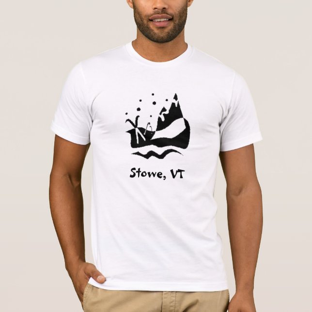 T-shirt Sans l'équipe de ski - Stowe (Devant)