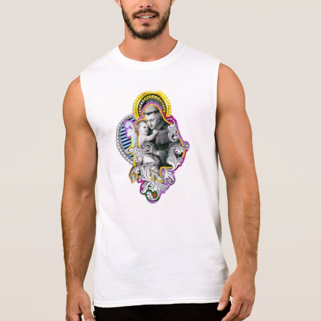 T-shirt Sans Manches Saint António (Anthony of Padua) (Devant)