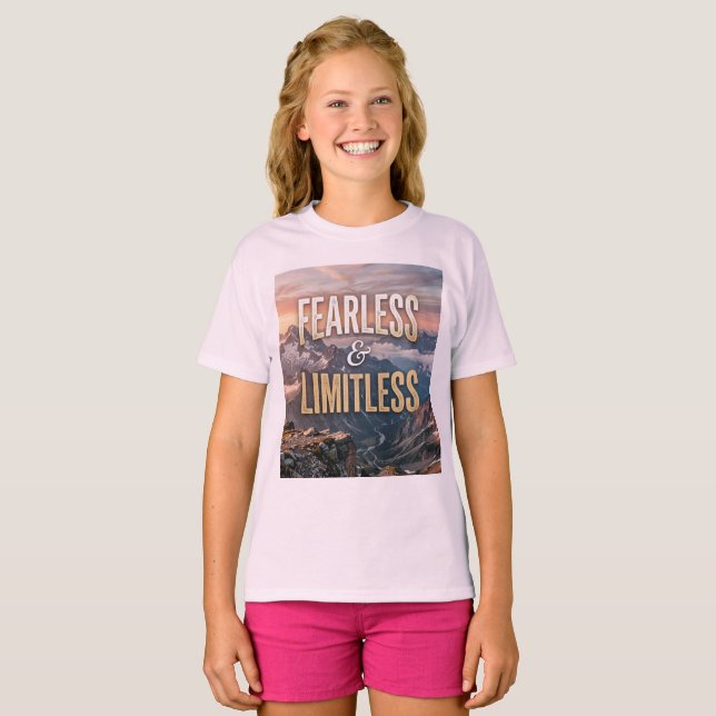 T-shirt Sans peur et sans limites (Devant entier)