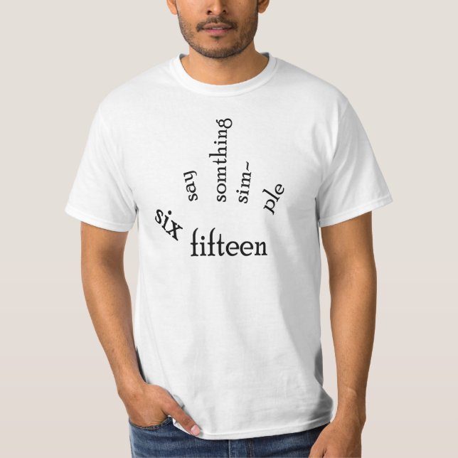T-shirt sans titre (Devant)