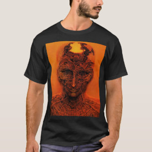 T-shirt Sans titre (Derrière la peau) par Zdzisław Beksi