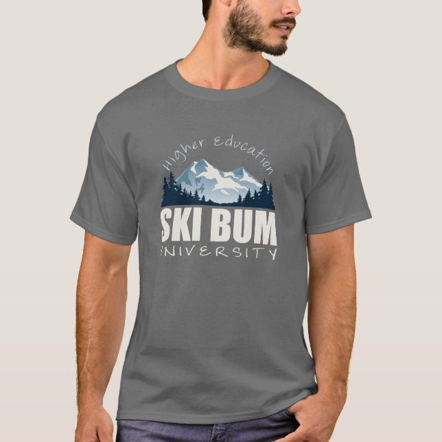 T-shirt sans valeur d'obscurité d'université de (Devant)