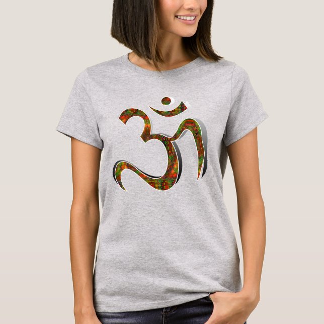 T-shirt Sanskrit Yoga OM signe Chemise (Devant)