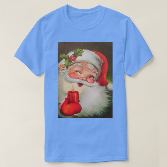 T-shirt Sant Claus Winking (Design devant)