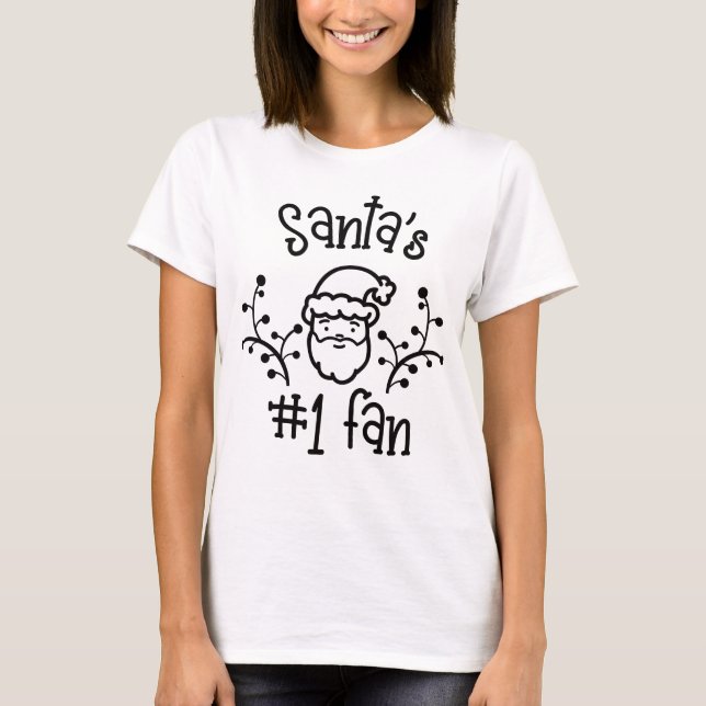 T-shirt Santa #1 fan (Devant)