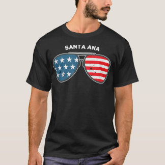 T-shirt Santa Ana California CA US Cities America 4th of J