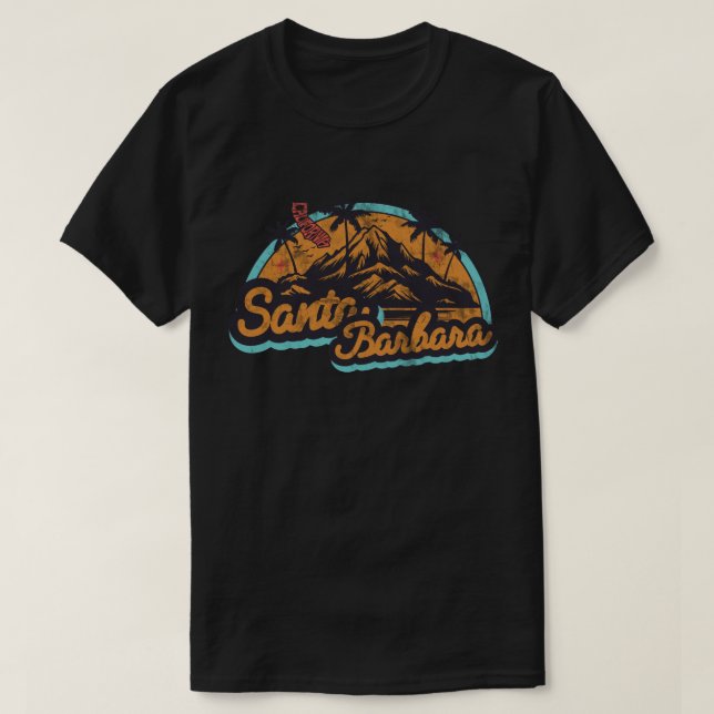 T-Shirt Santa Barbara, Californie (Design devant)