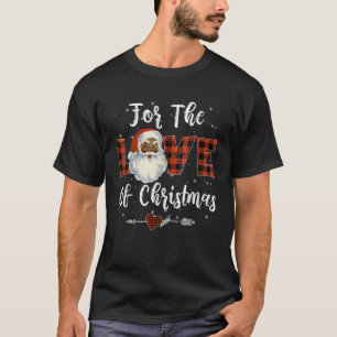 T-shirt Santa Claus Black Xmas Santa Afro African American
