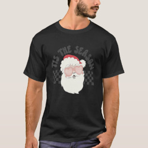 T-shirt Santa Claus C'Est La Saison Super Floral Hippie Ch