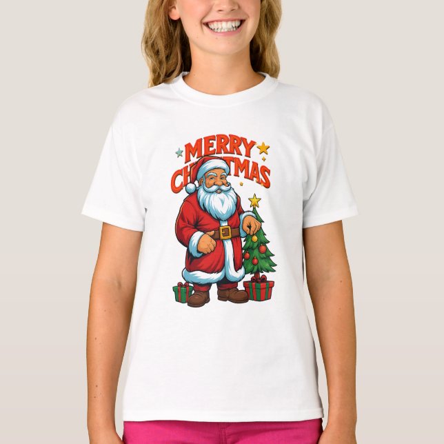 T-shirt  Santa Claus Christmas  (Devant)