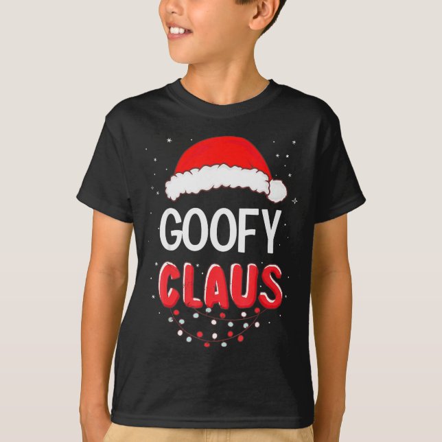 T-shirt Santa Claus Christmas Matching Costume  (Devant)