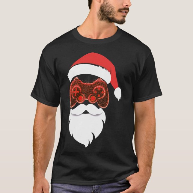 T-shirt Santa Claus Christmas Pajama  (Devant)