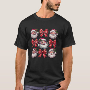 T-shirt Santa Claus Coquette annonce Joyeux Noël Père Noël