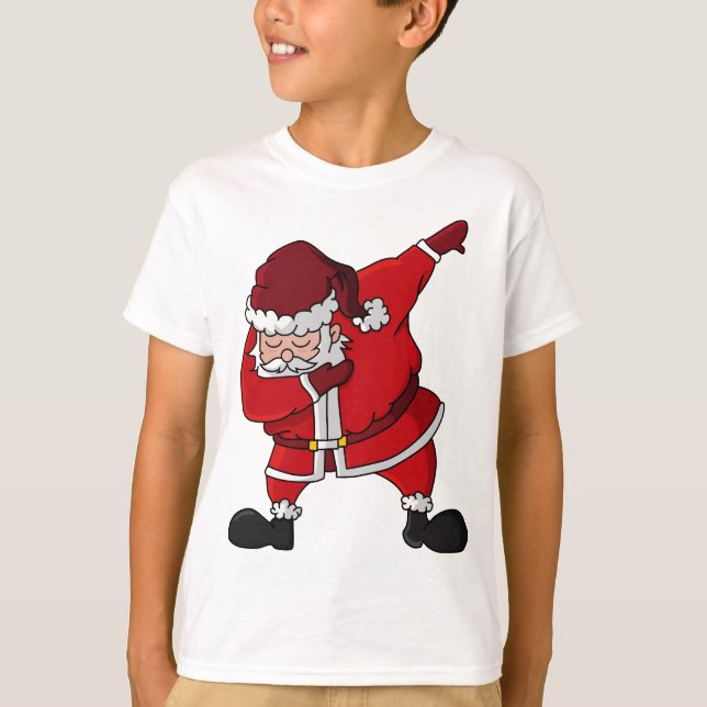 T-shirt santa claus dab (Devant)