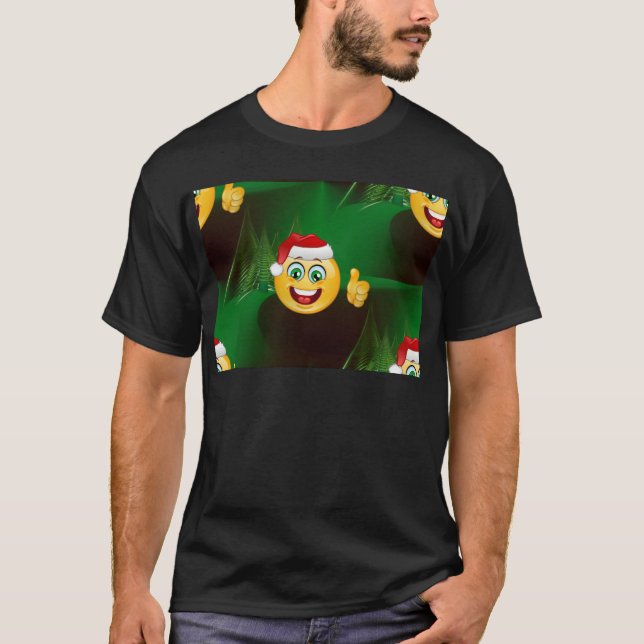 T-shirt santa claus emojis (Devant)