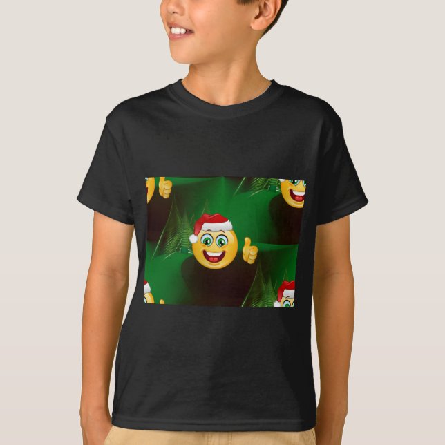 T-shirt santa claus emojis (Devant)