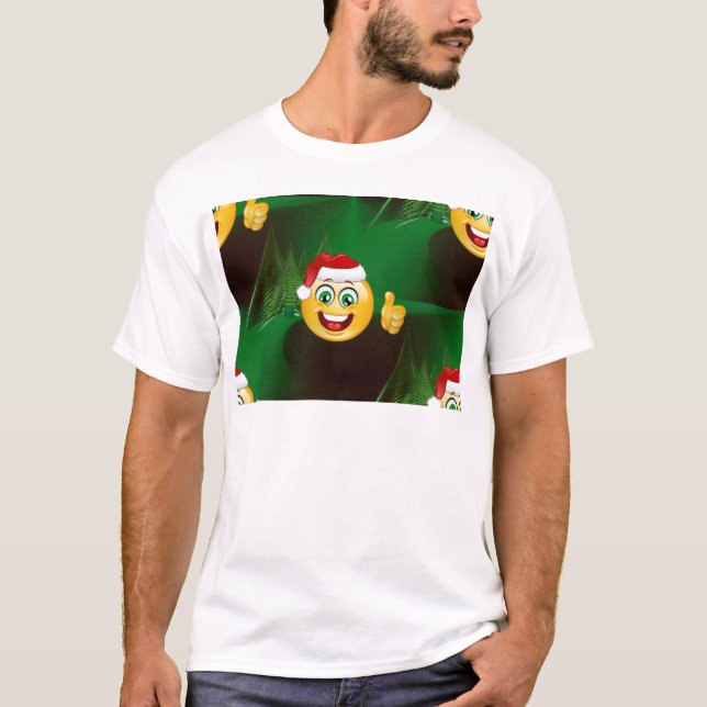 T-shirt santa claus emojis (Devant)