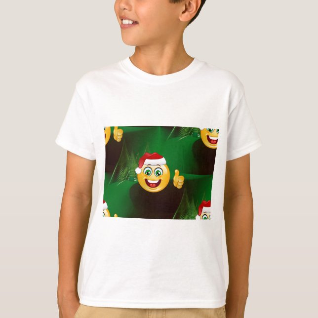 T-shirt santa claus emojis (Devant)