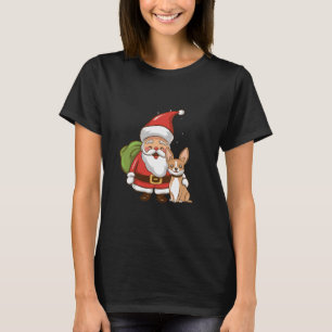 T-shirt santa claus et chihuahua