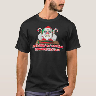 T-shirt Santa Claus Internet Browser History - Mère