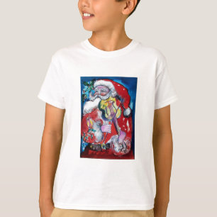 T-shirt SANTA CLAUS JOUER VIOLIN Noël