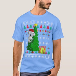 T-shirt Santa Claus Koala Noël laid