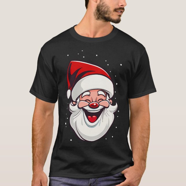 T-shirt Santa Claus Red Nose (Devant)