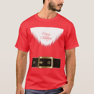 T-shirt Santa Clause Costume de Noël Costume femmes Hommes