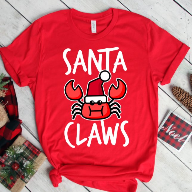 T-shirt Santa Claws New England Crab Funny Christmas (Créateur téléchargé)
