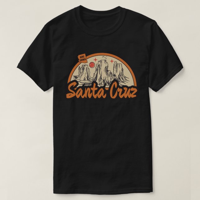 T-shirt Santa Cruz, Arizona (Design devant)