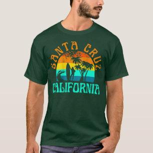 T-shirt Santa Cruz Beach California Surf Surfer Retro Suns