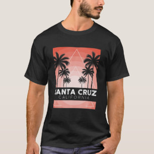 T-shirt Santa Cruz California CA Rétro Surfeur Vintage