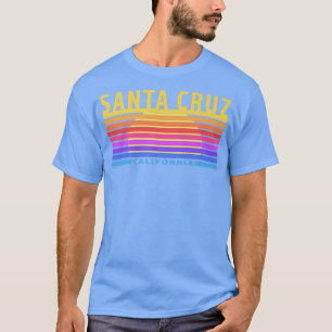 T-shirt Santa Cruz, Californie Sunset Sunrise Rainbow Sun 