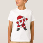 T-shirt Santa Dabbing tee-shirt Christmas Xmas Funny Dab<br><div class="desc">Homme de Noël Santa Dabbing tee-shirt Christmas Xmas Funny Dab logo</div>