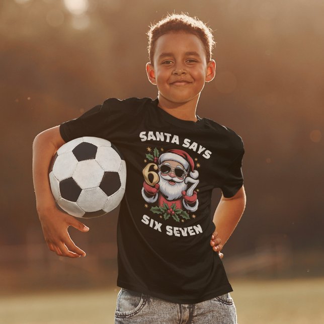 T-shirt Santa dit 6-7 Six Seven Meme Noël (Créateur téléchargé)