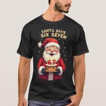 🎅Santa dit Six Sept Mème – Drôle de Père Noël ten