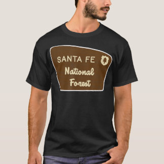 T-shirt Santa Fe National Forest Sign Retro 
