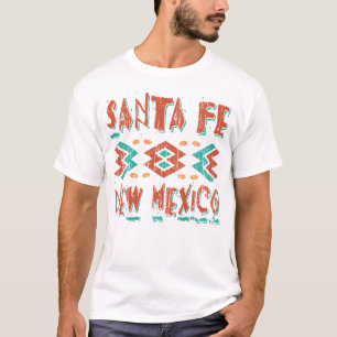 T-SHIRT SANTA FE NOUVEAU MEXIQUE - TEXTE AFFLIGÉ