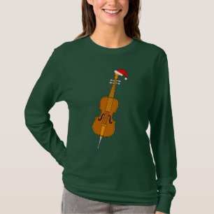 T-shirt Santa Hat Cello