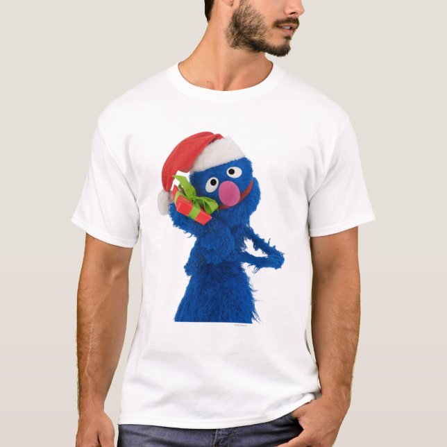T-shirt Santa Hat Grover (Devant)
